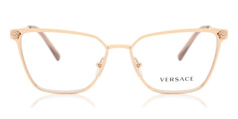 versace rose gold glasses|eyeglasses versace glasses on face.